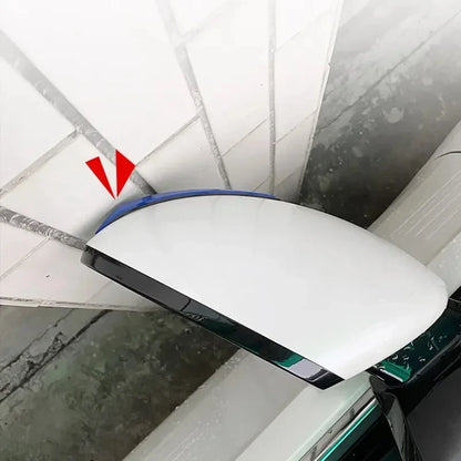 4PCS Car Anti-Scratch Protective Stickers – Bumper, Door, Rearview Mirror Edge Guard Rubber Strips