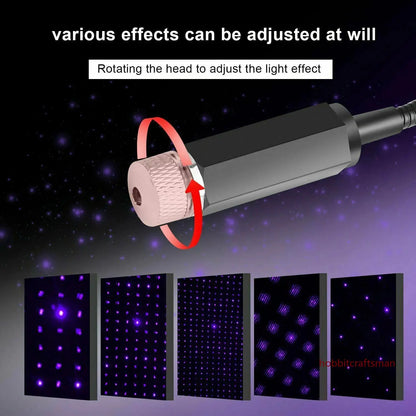 Mini Star Projector for Car Roofs