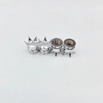 4 Piece Tire Valve Cap Set Dustproof Covers for Car Motorcycle Bike or Truck