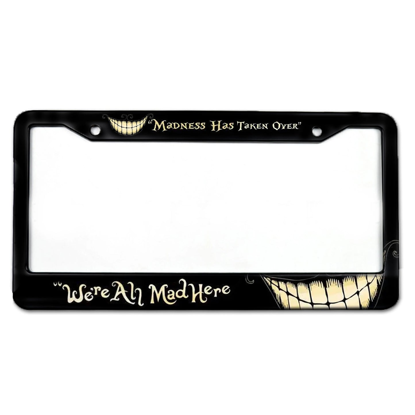 Sleek Universal Aluminum License Plate Frame