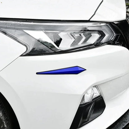 4PCS Car Anti-Scratch Protective Stickers – Bumper, Door, Rearview Mirror Edge Guard Rubber Strips
