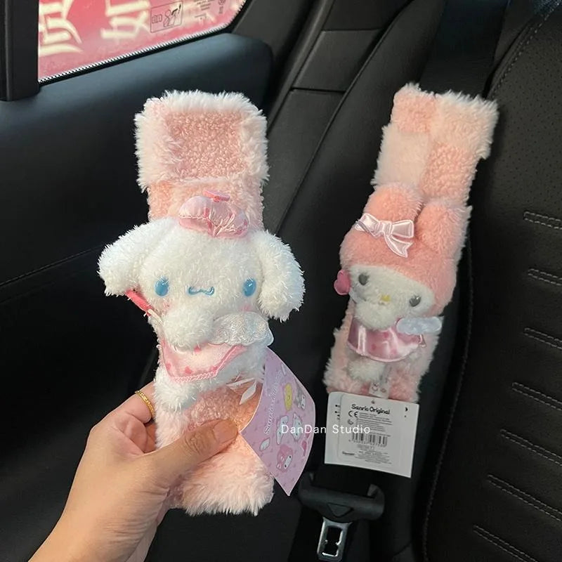 Plush Car Seat Belt Shoulder Cushion Pad