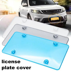 License Plate Privacy Cover – Tinted Camera Blocker Frame for Car License Tag