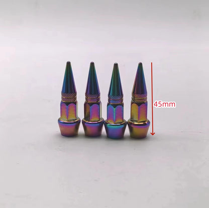 4 Piece Tire Valve Cap Set Dustproof Covers for Car Motorcycle Bike or Truck