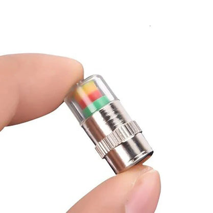 Tire Pressure Indicator Valve Caps Set of 2 or 4