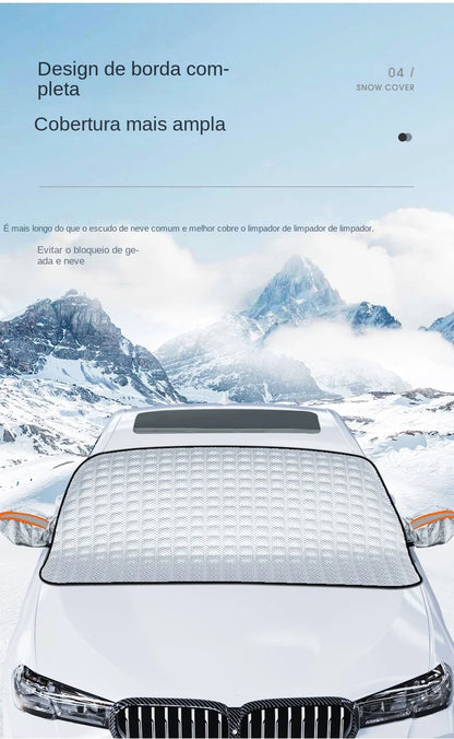 Waterproof Magnetic Car Windshield Sunshade – Snow & Sun Protector Front Windscreen Cover