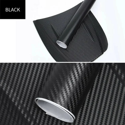 3D Carbon Fiber Vinyl Wrap Roll for Car Interior Customization 30 x 127 cm