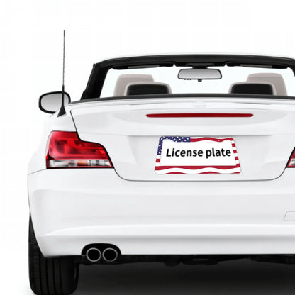 Sleek Universal Aluminum License Plate Frame