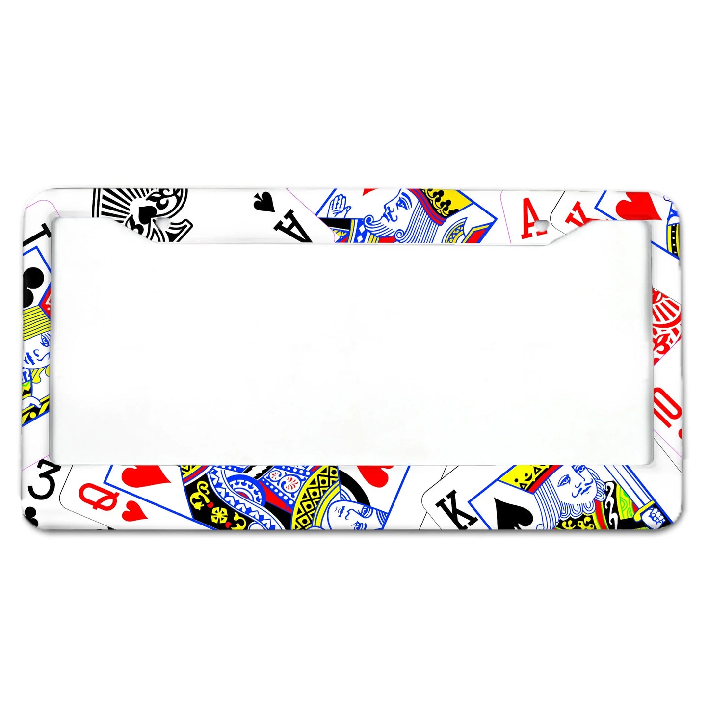 Sleek Universal Aluminum License Plate Frame