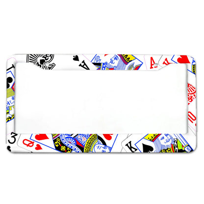 Sleek Universal Aluminum License Plate Frame