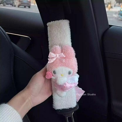 Plush Car Seat Belt Shoulder Cushion Pad