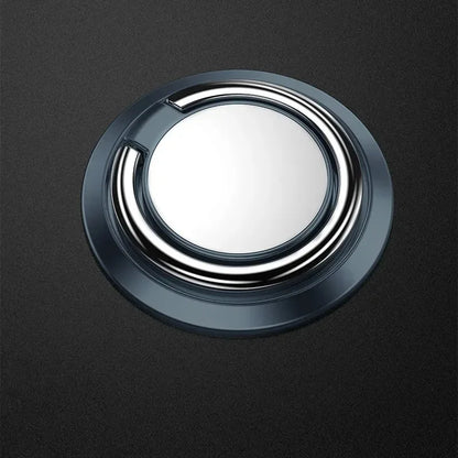360° Rotating Finger Ring Holder Stand – Magnetic Car Mount Phone Grip with Universal Back Sticker