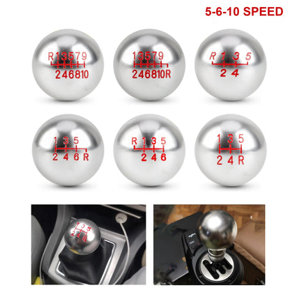 Universal Aluminum Gear Shift Knob for Manual and Automatic Cars