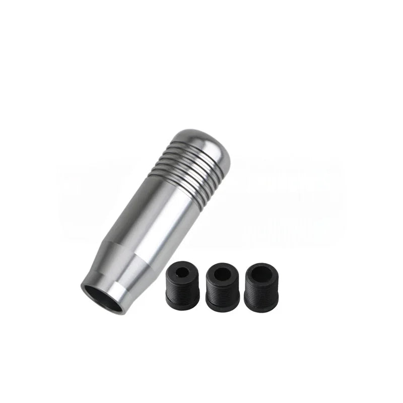 Universal Aluminum Gear Shift Knob for Manual Transmission Cars with 3 Size Adapters