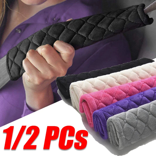 Plush Velvet Seat Belt Shoulder Pad for Cars