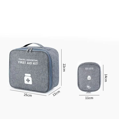Portable Family First Aid Kit Travel and Home Medical Storage Bag