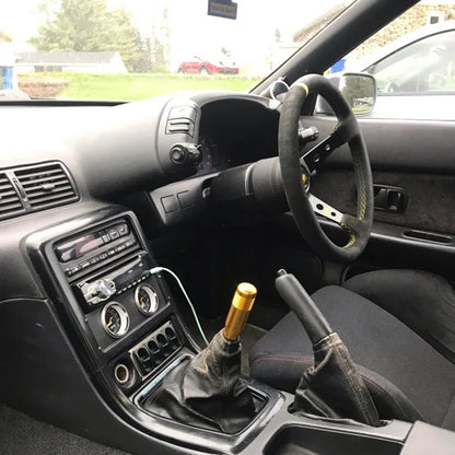 Universal Aluminum Gear Shift Knob for Manual Transmission Cars with 3 Size Adapters