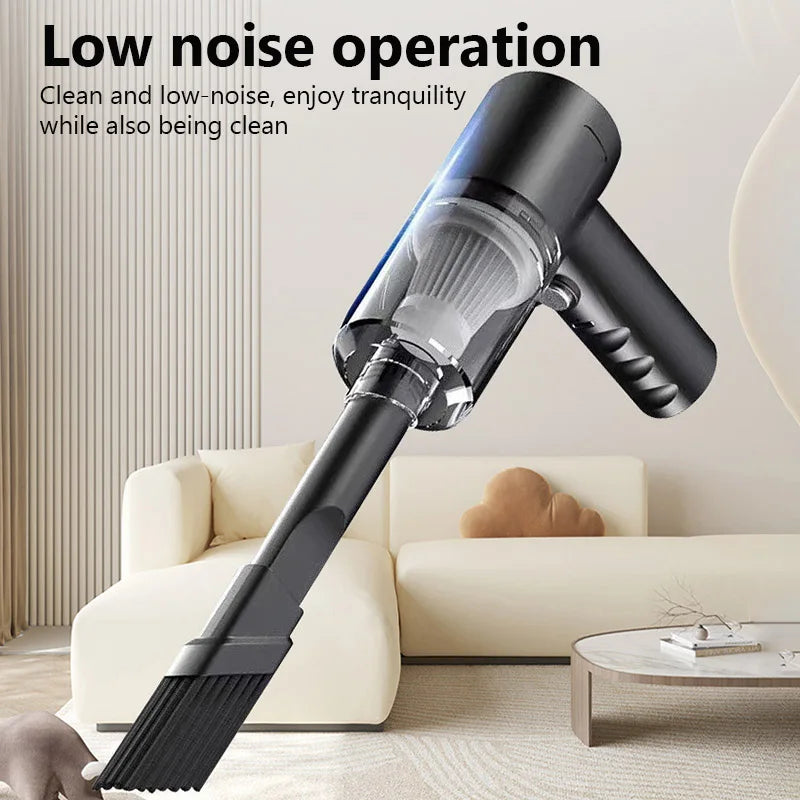 15000Pa Wireless Car Vacuum Cleaner – Portable Handheld Strong Suction Dust Collector