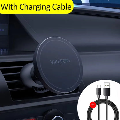 30W Magnetic Wireless Car Charger with Air Vent Mount for iPhone 12 13 14 and 15 Series