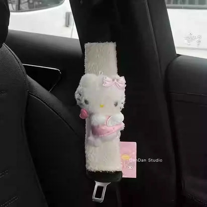 Plush Car Seat Belt Shoulder Cushion Pad