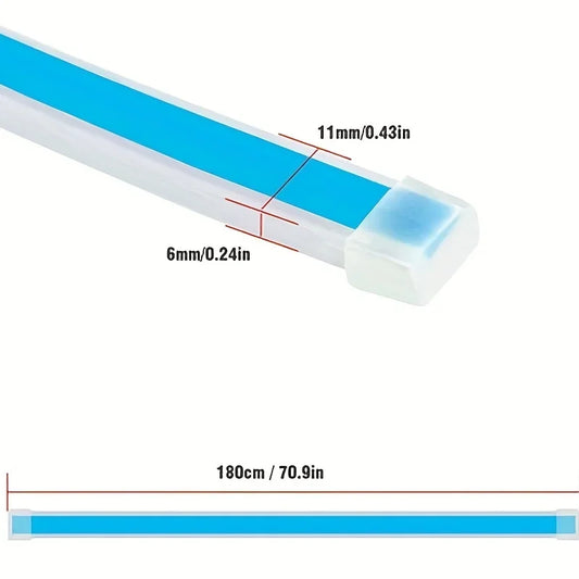 LED Car Hood Light Strip – Sequential Scanning Daytime Running Light for Headlight or Decorative Use