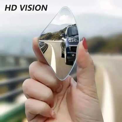 Car Rearview Mirror 360° Adjustable Wide-Angle Blind Spot & Reversing Assist Mirror