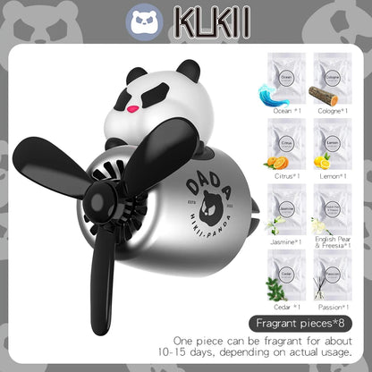 Bear Pilot Car Air Freshener Vent Clip