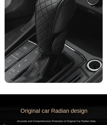 Universal PU Leather Gear Shift Cover Non Slip and Wear Resistant