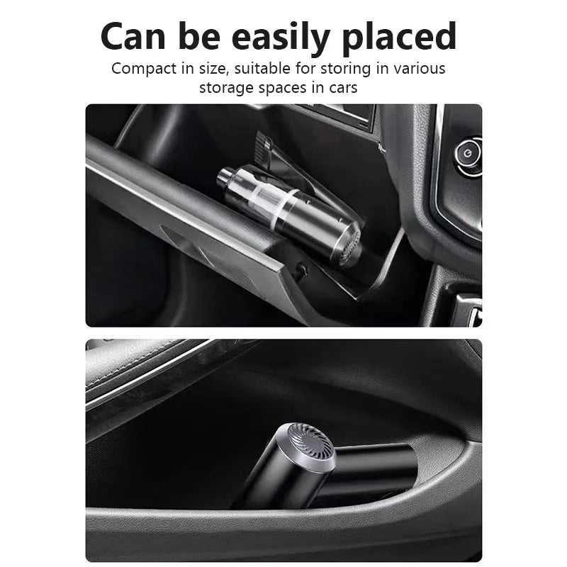 15000Pa Wireless Car Vacuum Cleaner – Portable Handheld Strong Suction Dust Collector