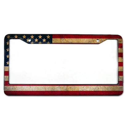 Sleek Universal Aluminum License Plate Frame