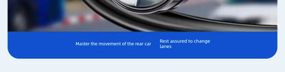 Rearview Round Blind Spot Mirror – 360° Wide Angle Car Reversing Assist