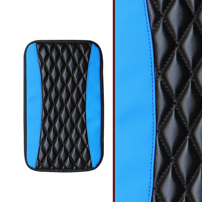 Universal PU Leather Car Armrest Cover Mat – Ethnic Style Waterproof Non-Slip Pad