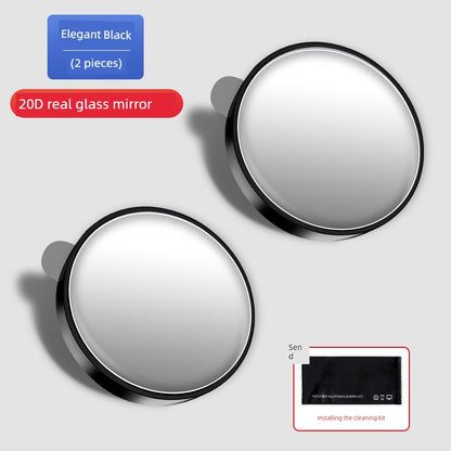 Rearview Round Blind Spot Mirror – 360° Wide Angle Car Reversing Assist