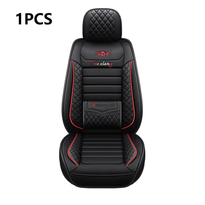 Universal Faux Leather Car Seat Cover with Comfortable Fit and Easy Clean Surface for Most Vehicles