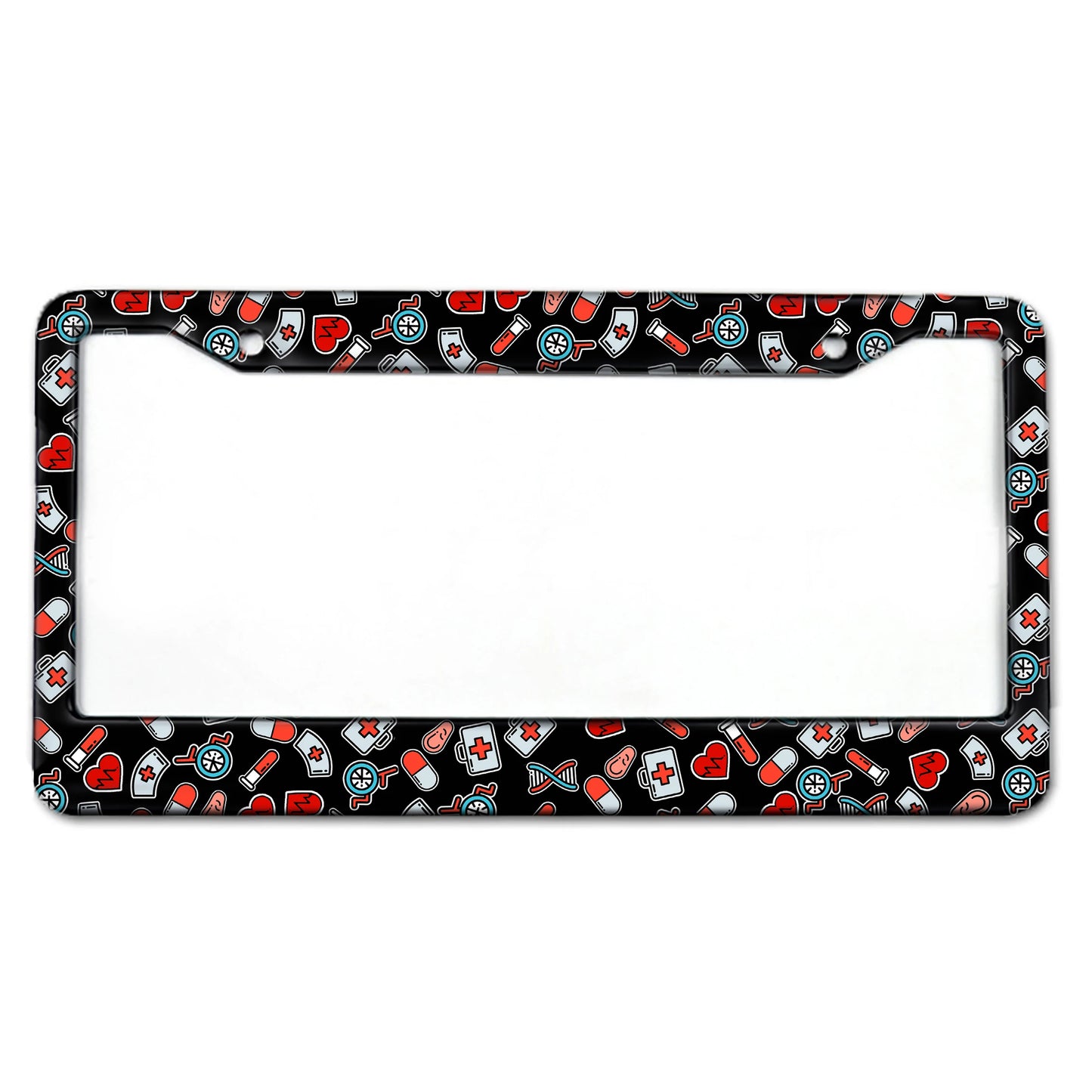 Sleek Universal Aluminum License Plate Frame