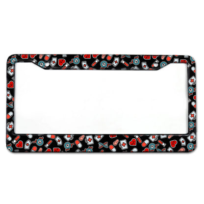 Sleek Universal Aluminum License Plate Frame