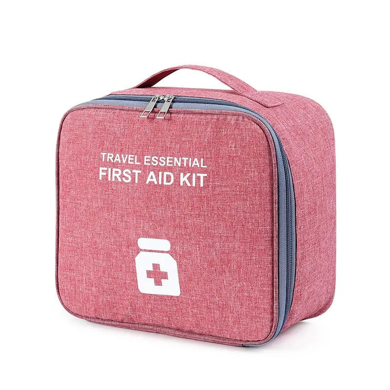 Portable Family First Aid Kit Travel and Home Medical Storage Bag