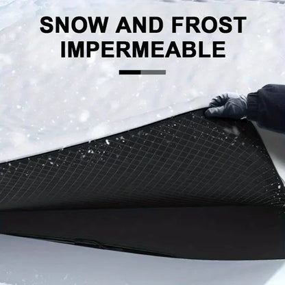 Car Windshield Snow Cover – Ice & Snow Protector for Front Window