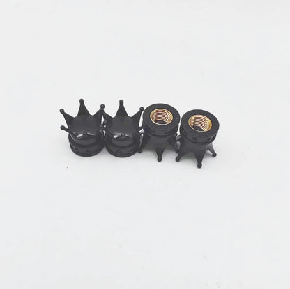 4 Piece Tire Valve Cap Set Dustproof Covers for Car Motorcycle Bike or Truck