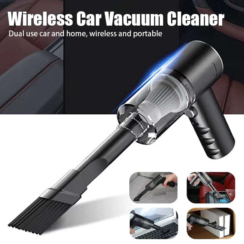 15000Pa Wireless Car Vacuum Cleaner – Portable Handheld Strong Suction Dust Collector