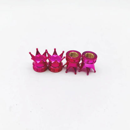 4 Piece Tire Valve Cap Set Dustproof Covers for Car Motorcycle Bike or Truck