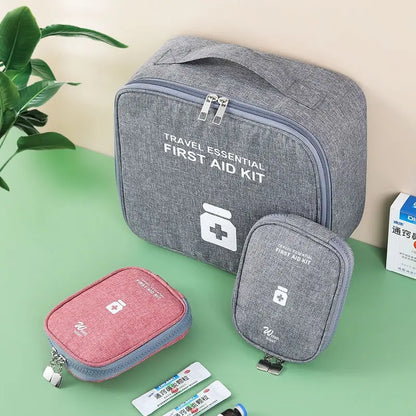 Portable Family First Aid Kit Travel and Home Medical Storage Bag