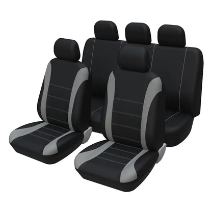 Universal Car Seat Cover Set for Trucks and SUVs Breathable Fabric for All Season Comfort