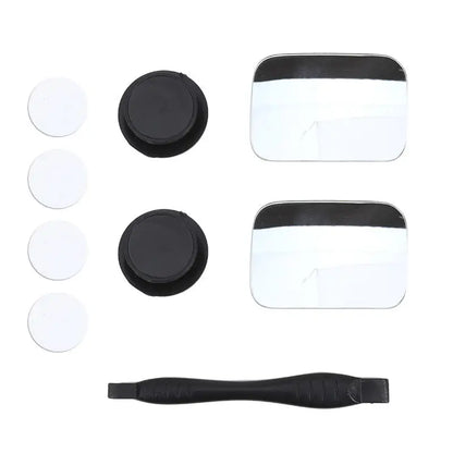 Car Rearview Mirror 360° Adjustable Wide-Angle Blind Spot & Reversing Assist Mirror