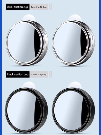 Rearview Round Blind Spot Mirror – 360° Wide Angle Car Reversing Assist