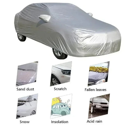 Four Seasons Full Car Cover – Waterproof, Dustproof, UV-Reflective, All-Weather Protection