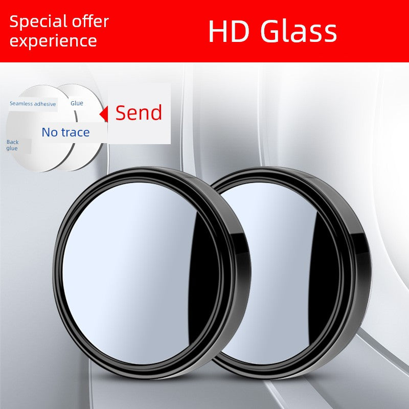 Rearview Round Blind Spot Mirror – 360° Wide Angle Car Reversing Assist