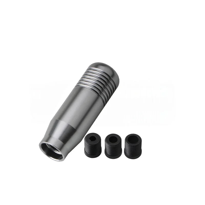 Universal Aluminum Gear Shift Knob for Manual Transmission Cars with 3 Size Adapters