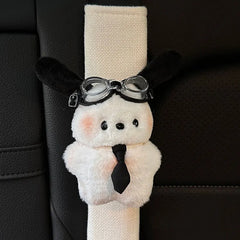 Cute Puppy Plush Seat Belt Shoulder Cover for Cars