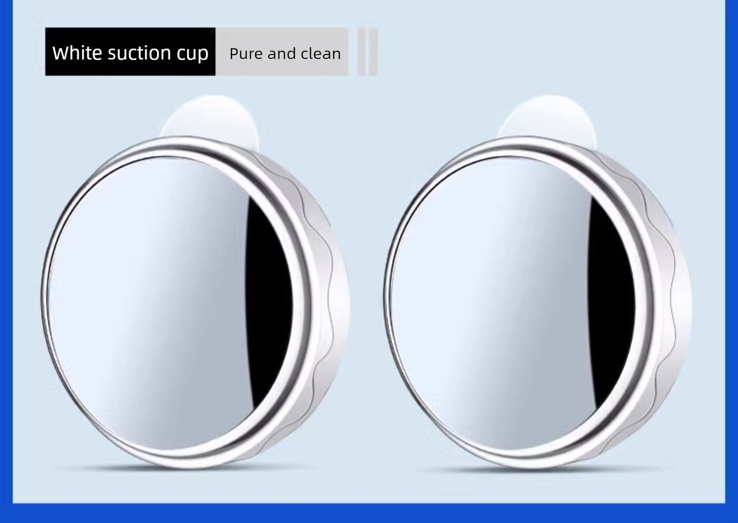 Rearview Round Blind Spot Mirror – 360° Wide Angle Car Reversing Assist